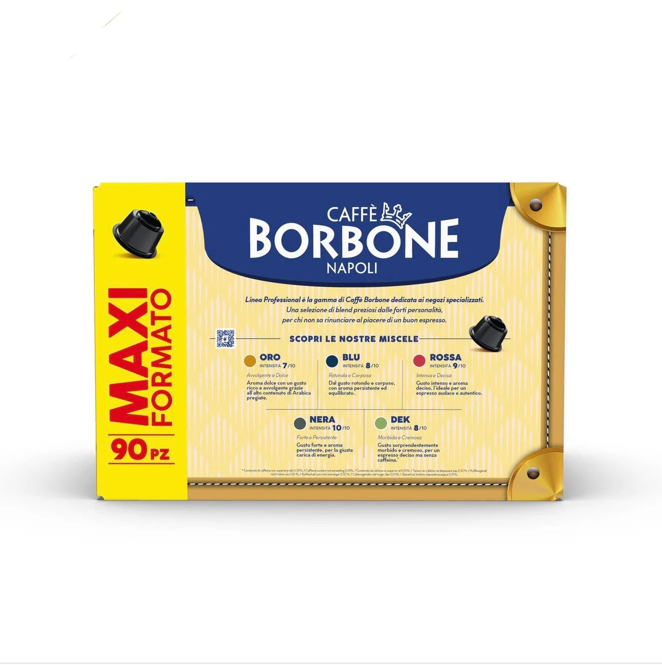 90 Capsule Caffè Borbone Compatibile con macchine Nescafè Dolce Gusto