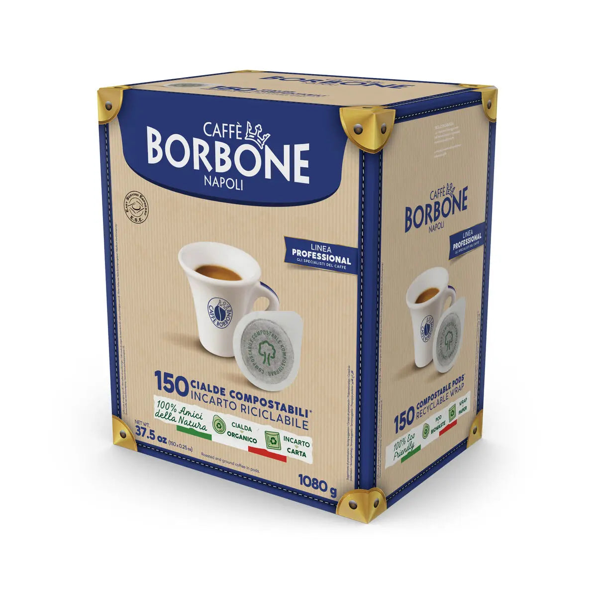 150 capsule Ese da 44 mm per caffè Bourbon