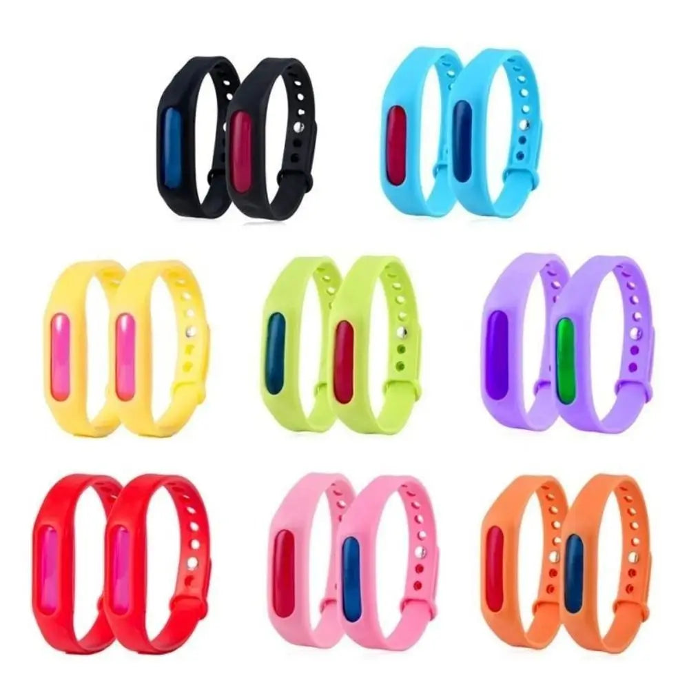 Braccialetto antizanzare in silicone regolabile