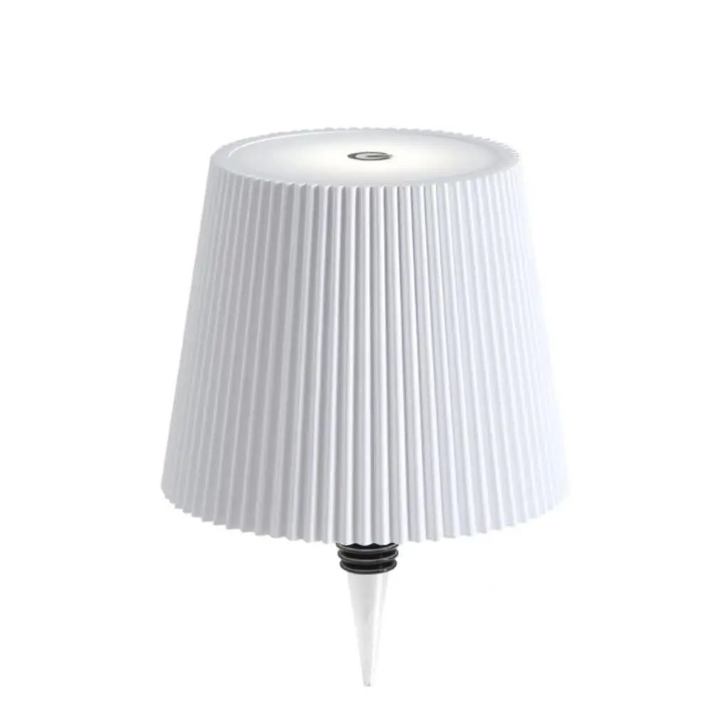 Lampada da tavolo a LED a righe sottili per bottiglie di vino, controllo touch.