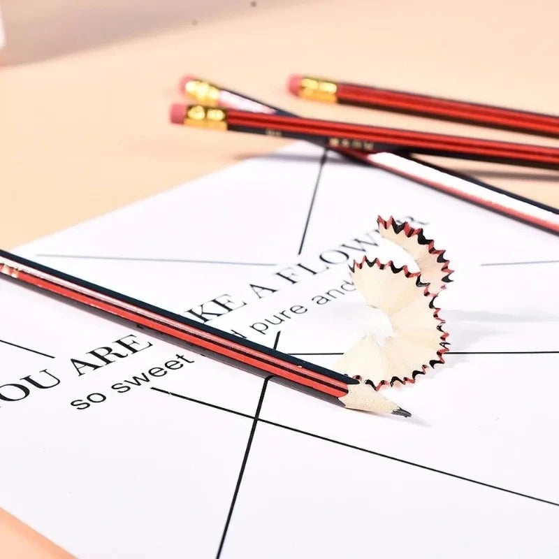 12/30 matite in legno HB per studenti, perfette per esercitarsi nella scrittura, negli schizzi e nel disegno, ideali per il ritorno a scuola.