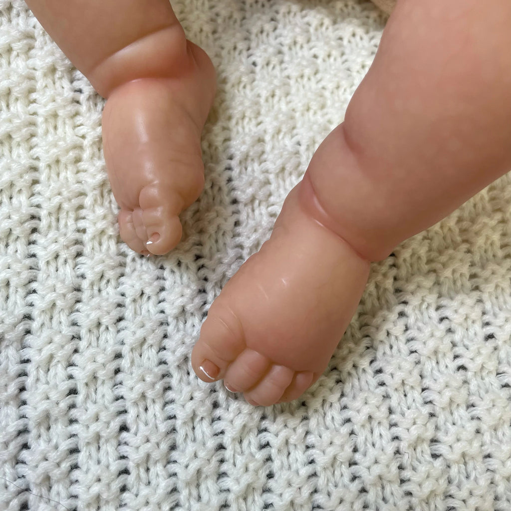 MRB Bambole Reborn realistiche dipinte da 20 pollici LouLou Bambola neonata in vinile con pelle 3D