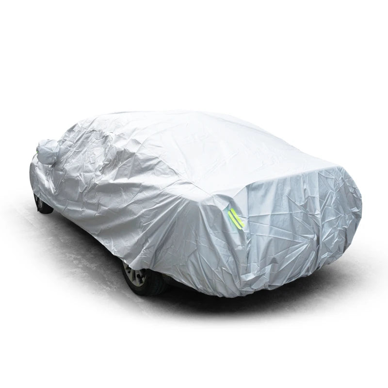Telo copriauto per esterni, protezione completa contro neve, sole, polvere e polvere, universale per berline, SUV e SUV.