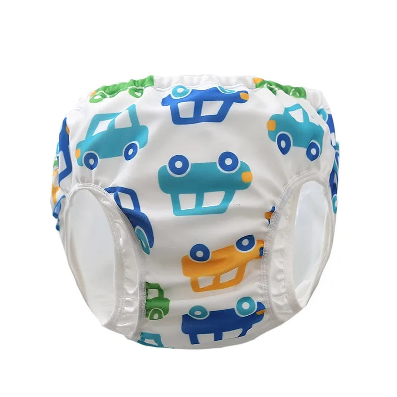 Pannolini da nuoto Ircomll per neonati, a prova di perdite, a vita alta, per imparare a nuotare, pantaloni da nuoto per bambini, per imparare a nuotare.
