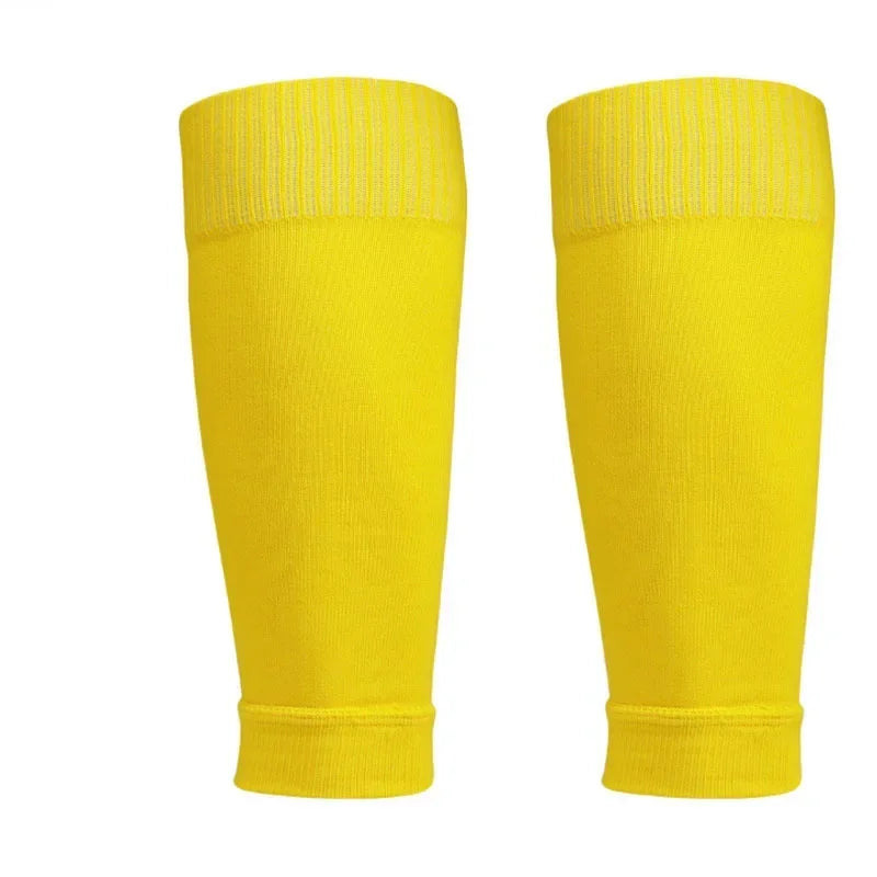 1 paio di calze da calcio, accessori per il calcio, tutori per le gambe, calze sportive traspiranti per adulti e bambini, protezioni per tibie, polpacci, coprigambe