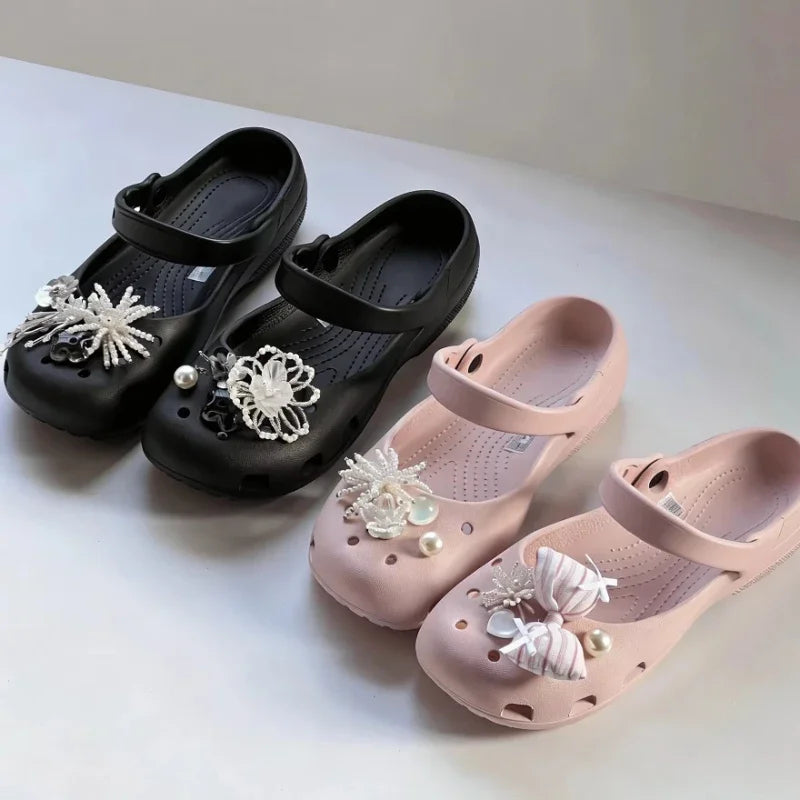 BALLERINE ESTIVE 2026 IMPERMEABILI ANTISCIVOLO,SCARPE BASSE DA SPIAGGIA PER ESTERNO