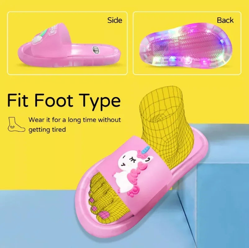 Pantofole per bambini luminose