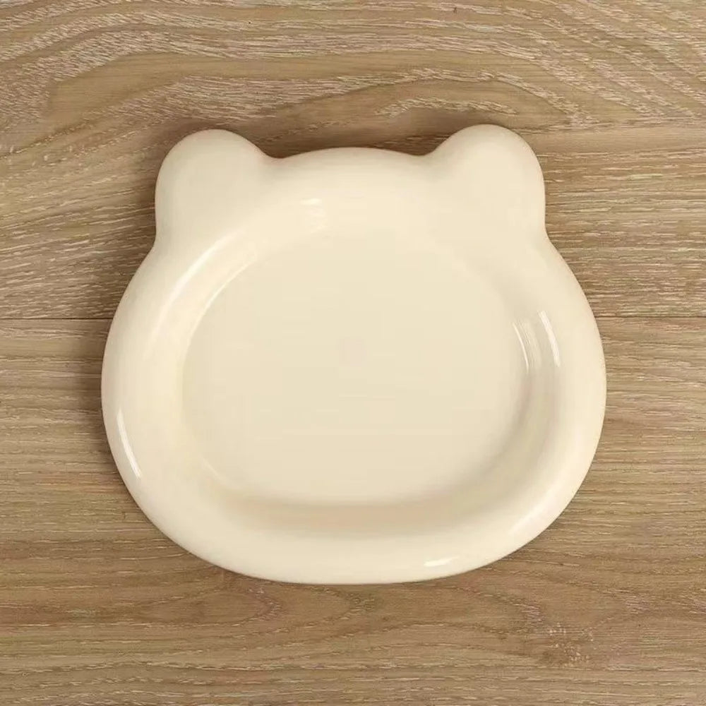 Ciotole per gatti in plastica PP resistenti, ciotole carine per gattini, orsetto, accessori per animali domestici Puppy Cat Home & Garden