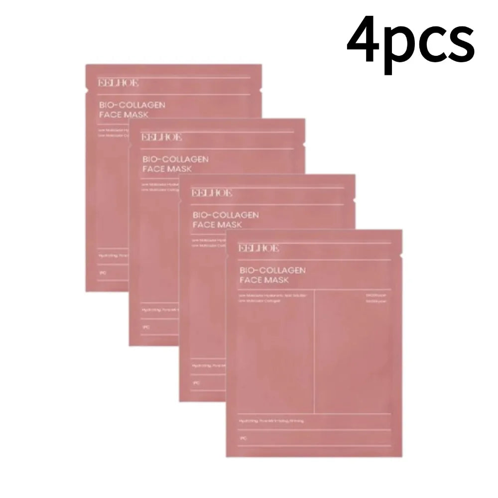 1-10 pezzi Maschera viso al bio collagene, idratante profonda, maschera notte, restringe i pori, idratante, rinfrescante, illuminante, cura della pelle coreana