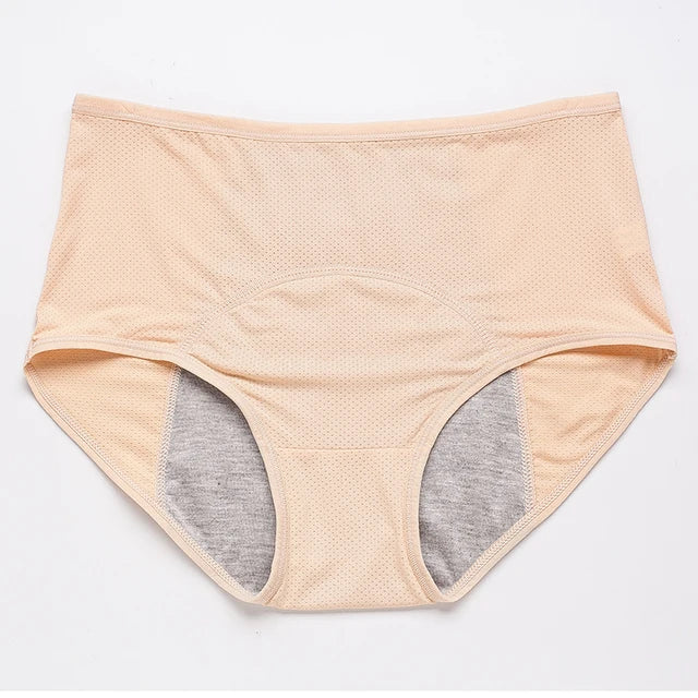 Mutandine mestruali a prova di perdite, mutandine fisiologiche per il ciclo, slip impermeabili da donna, taglie forti