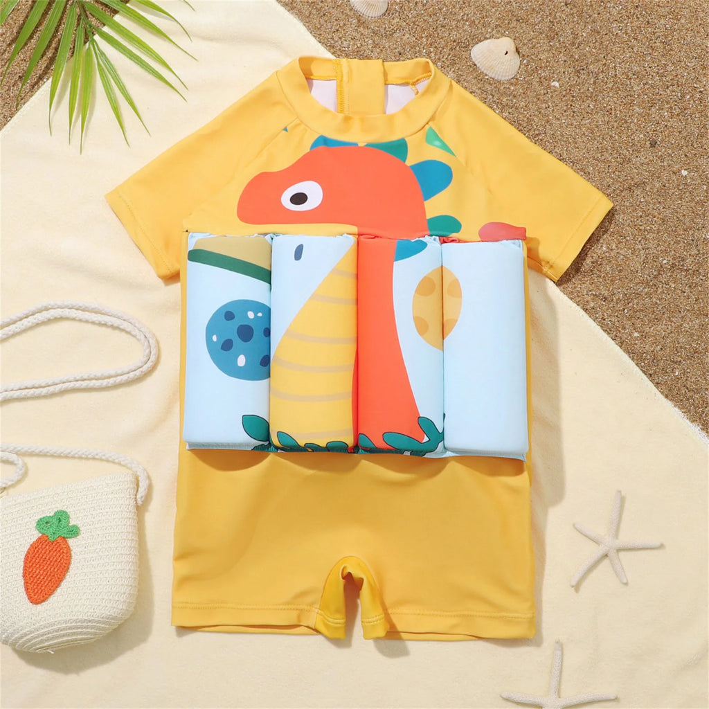 Costume da bagno galleggiante per bambini e bambine, costume da bagno galleggiante per bambini da 1-6 anni galleggiante, per imparare a nuotare, abbigliamento galleggiante