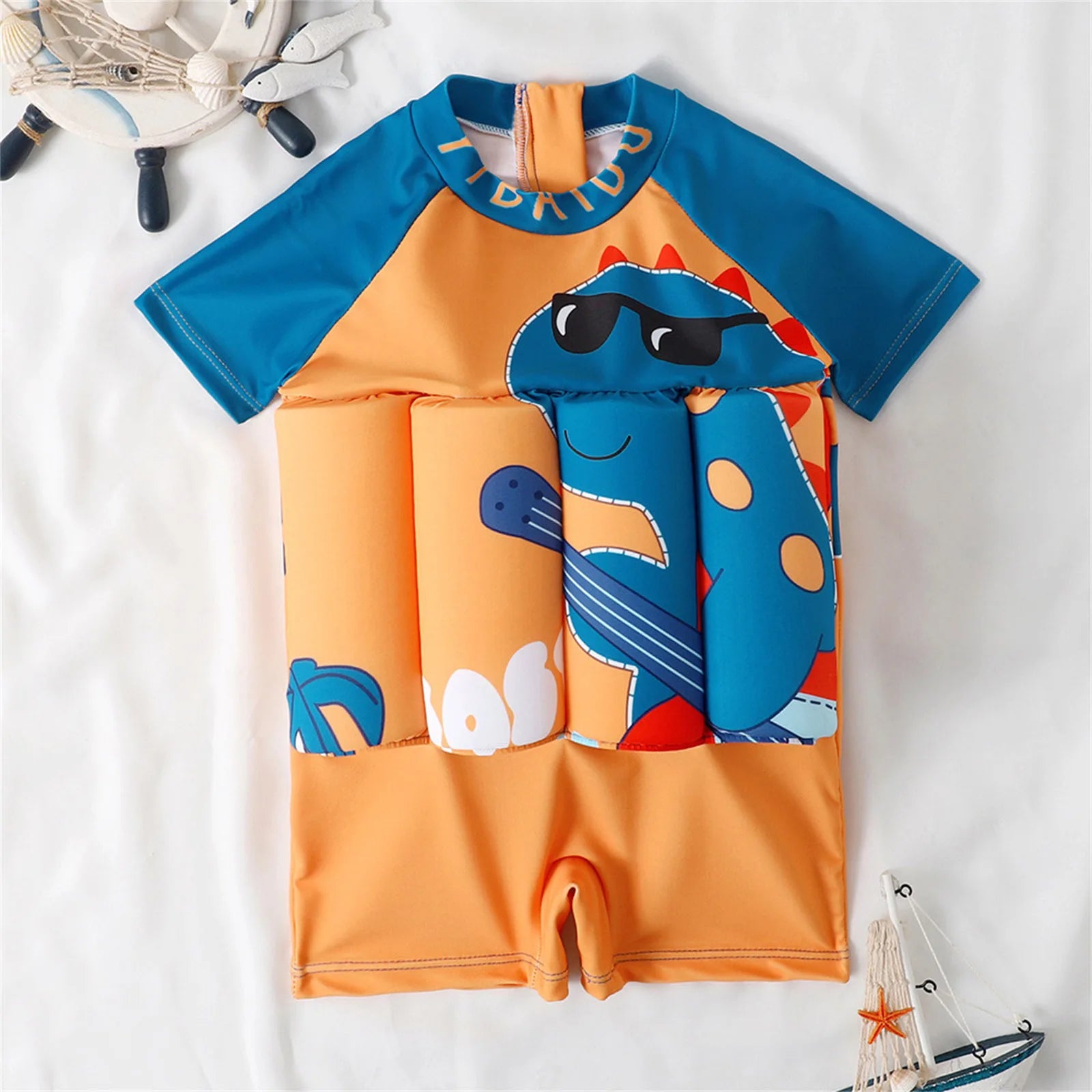 Costume da bagno galleggiante per bambini e bambine, costume da bagno galleggiante per bambini da 1-6 anni galleggiante, per imparare a nuotare, abbigliamento galleggiante