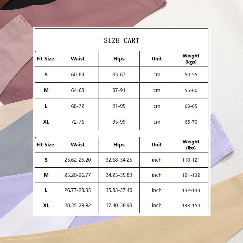 Set di 7 slip perizoma da donna in senza cuciture, a vita bassa, morbidi, ultra sottili