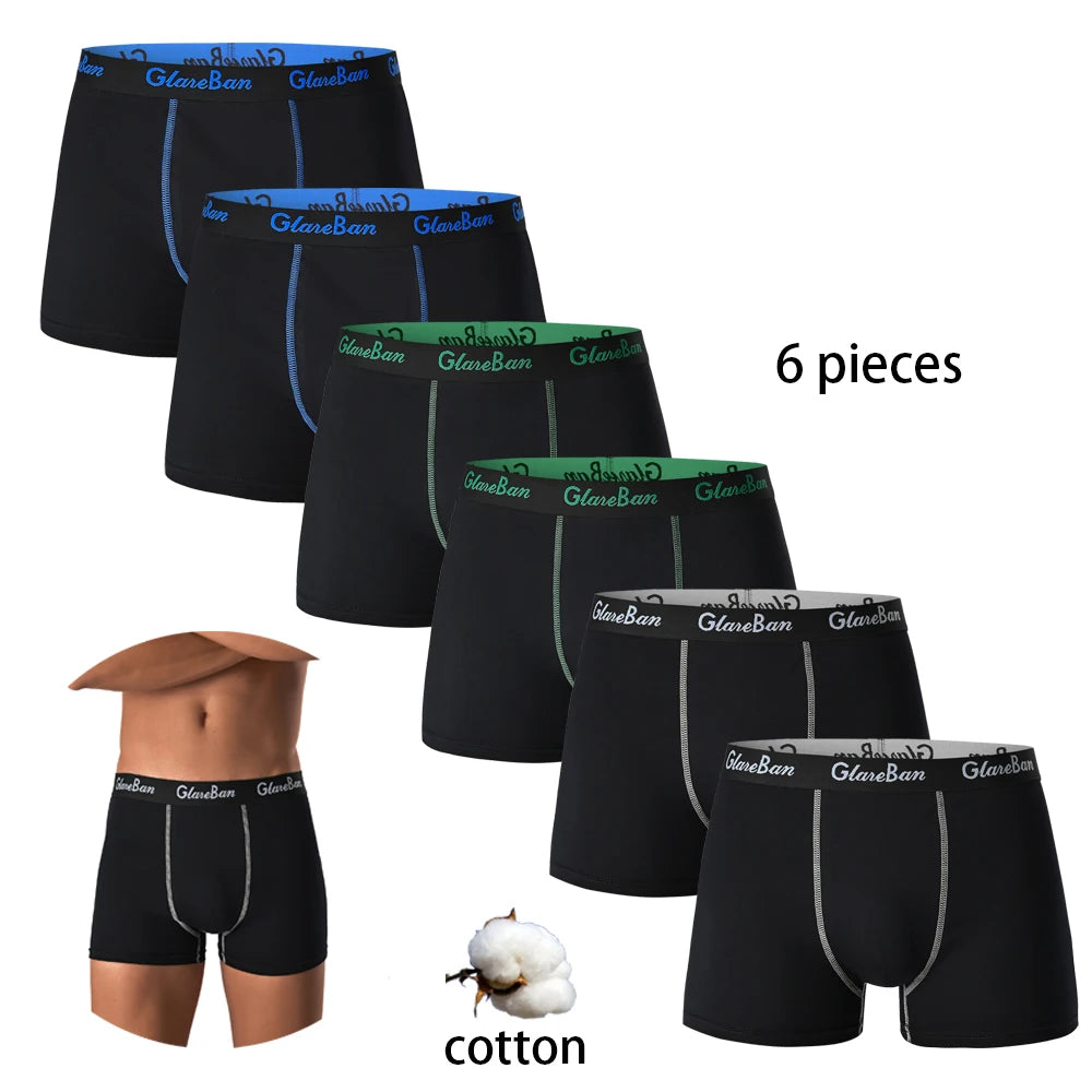 Confezione da 6 boxer da uomo, morbide e traspiranti