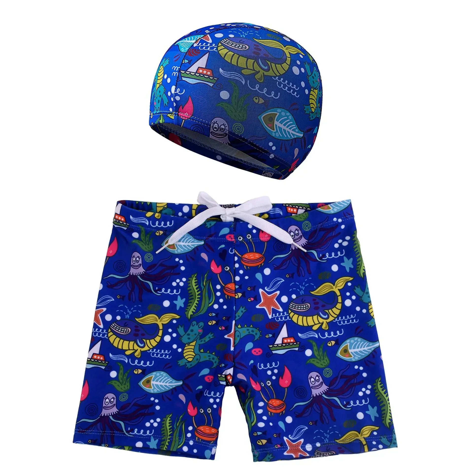 Costume da bagno per bambini, pantaloncini da bagno per bambini con simpatici cartoni animati, ad asciugatura rapida, comodi pantaloncini da bagno per neonati, abbigliamento sportivo confortevole