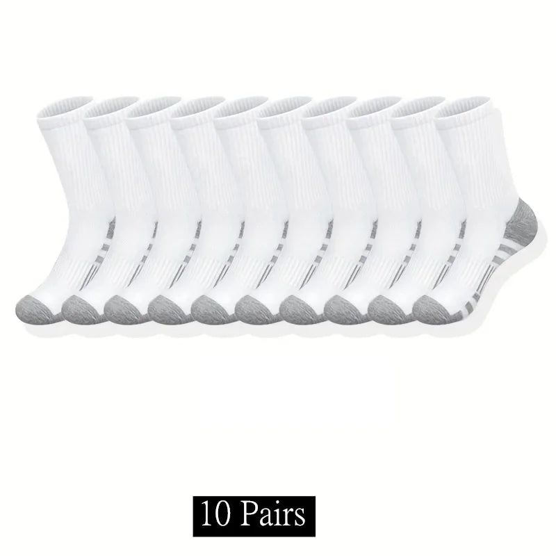 Calzini antiscivolo da uomo unisex, 10/20/30 paia – ideali per corsa, basket e attività all'aperto