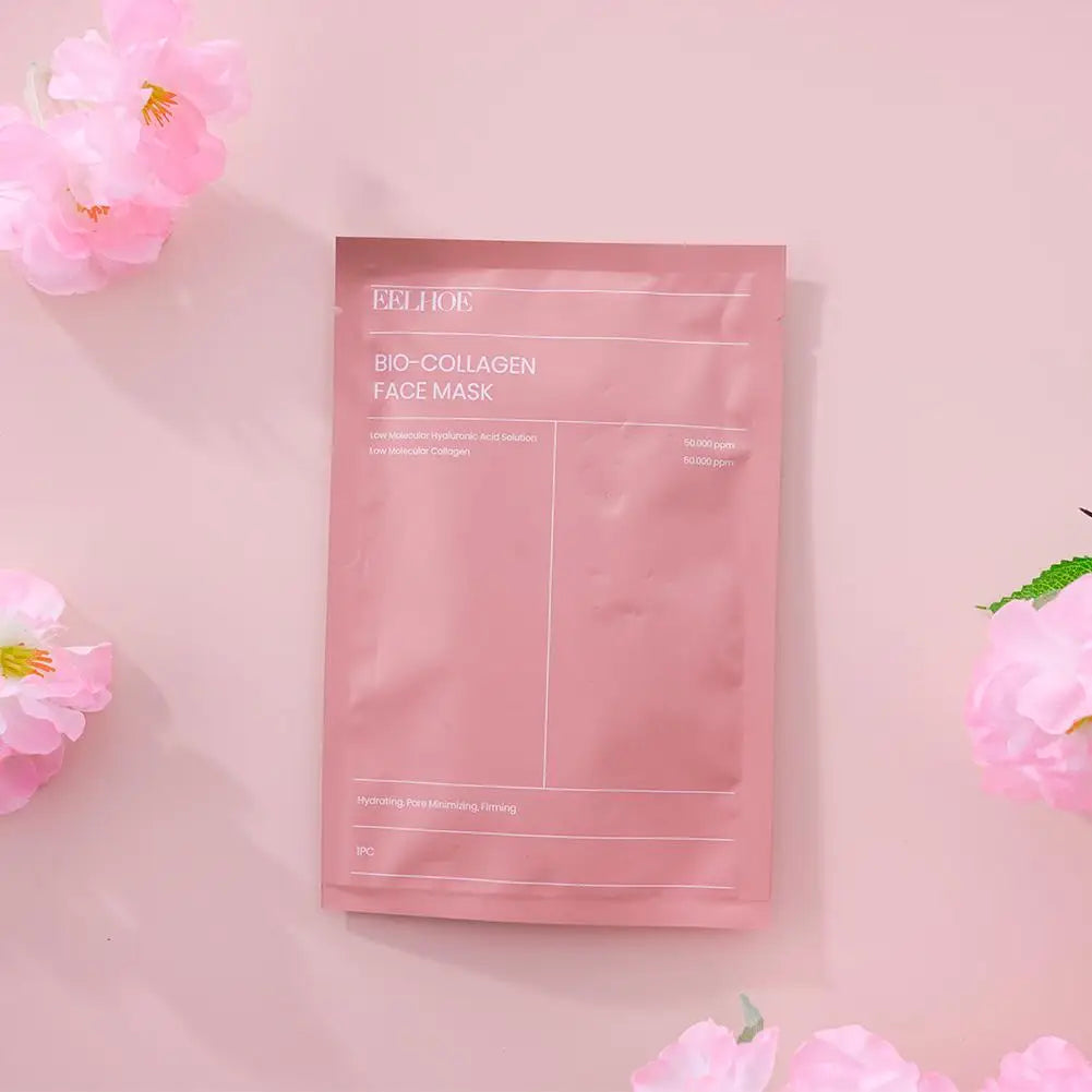 1-10 pezzi Maschera viso al bio collagene, idratante profonda, maschera notte, restringe i pori, idratante, rinfrescante, illuminante, cura della pelle coreana