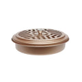Scatola per spirale antizanzare ignifuga con coperchio rotondo, supporto per spirale da esterno dentellato, vassoio per aromaterapia in ferro.er Nights Camping tools