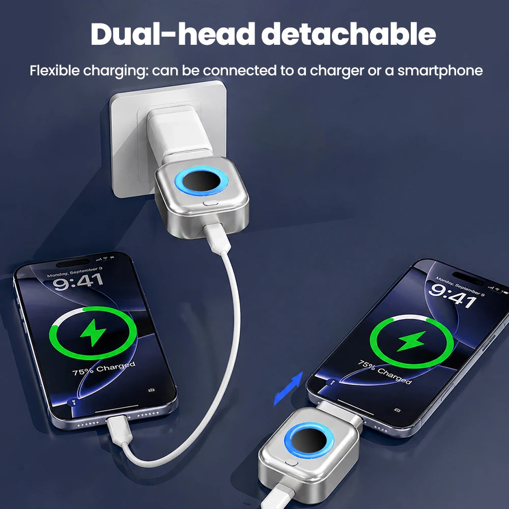 Adattatore Type-C universale da 140 W con funzione di ricarica completa intelligente e taglio automatico, disconnessione automatica per la ricarica notturna e prevenzione del sovraccarico.