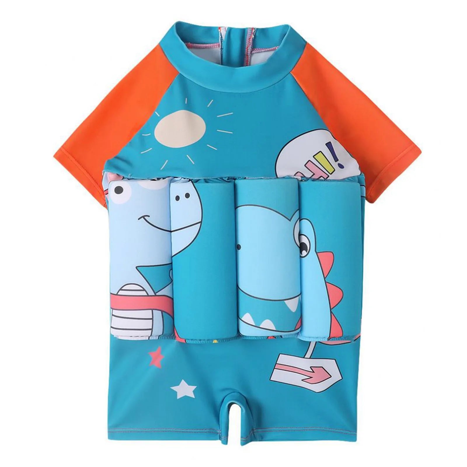 Costume da bagno galleggiante per bambini e bambine, costume da bagno galleggiante per bambini da 1-6 anni galleggiante, per imparare a nuotare, abbigliamento galleggiante