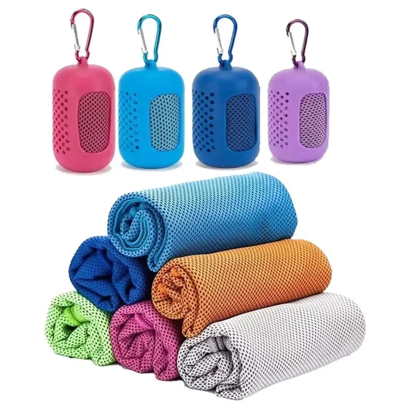 Nuovo asciugamano in microfibra sportivo ad asciugatura rapida, super assorbente, ideale per campeggio, palestra, nuoto, yoga e spiaggia. Super morbido e leggero.