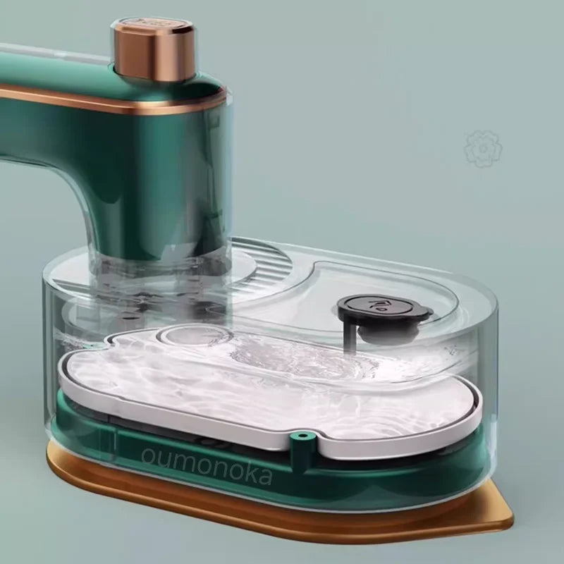 Ferro da stiro a vapore verticale portatile piastra per abbigliamento ferro da stiro per vestiti, mini macchina da stiro vaporizzatore portatile per indumenti da viaggio