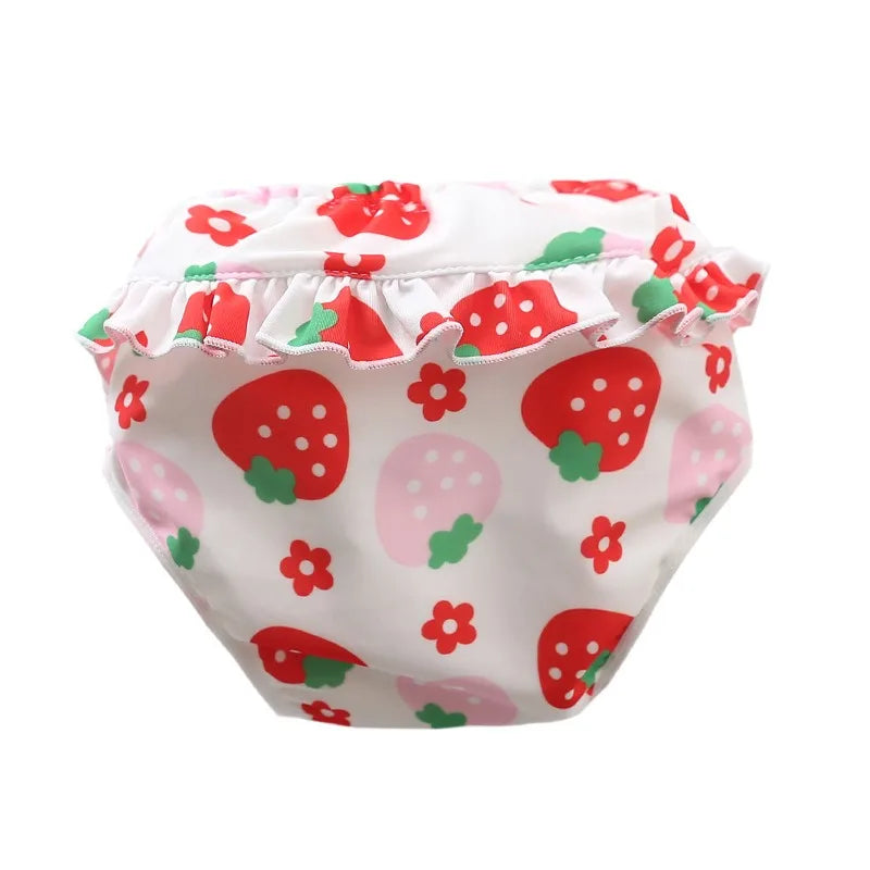 Pannolini da nuoto Ircomll per neonati, a prova di perdite, a vita alta, per imparare a nuotare, pantaloni da nuoto per bambini, per imparare a nuotare.