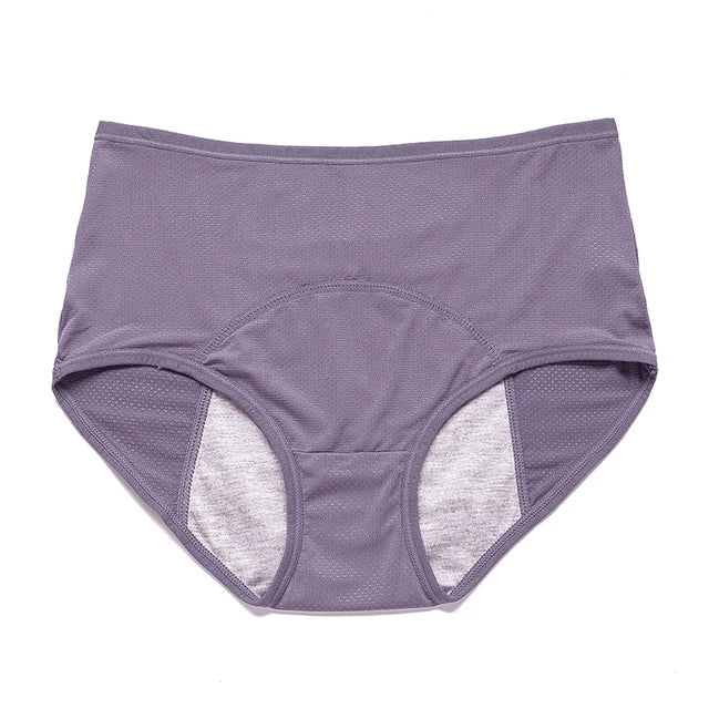 Mutandine mestruali a prova di perdite, mutandine fisiologiche per il ciclo, slip impermeabili da donna, taglie forti