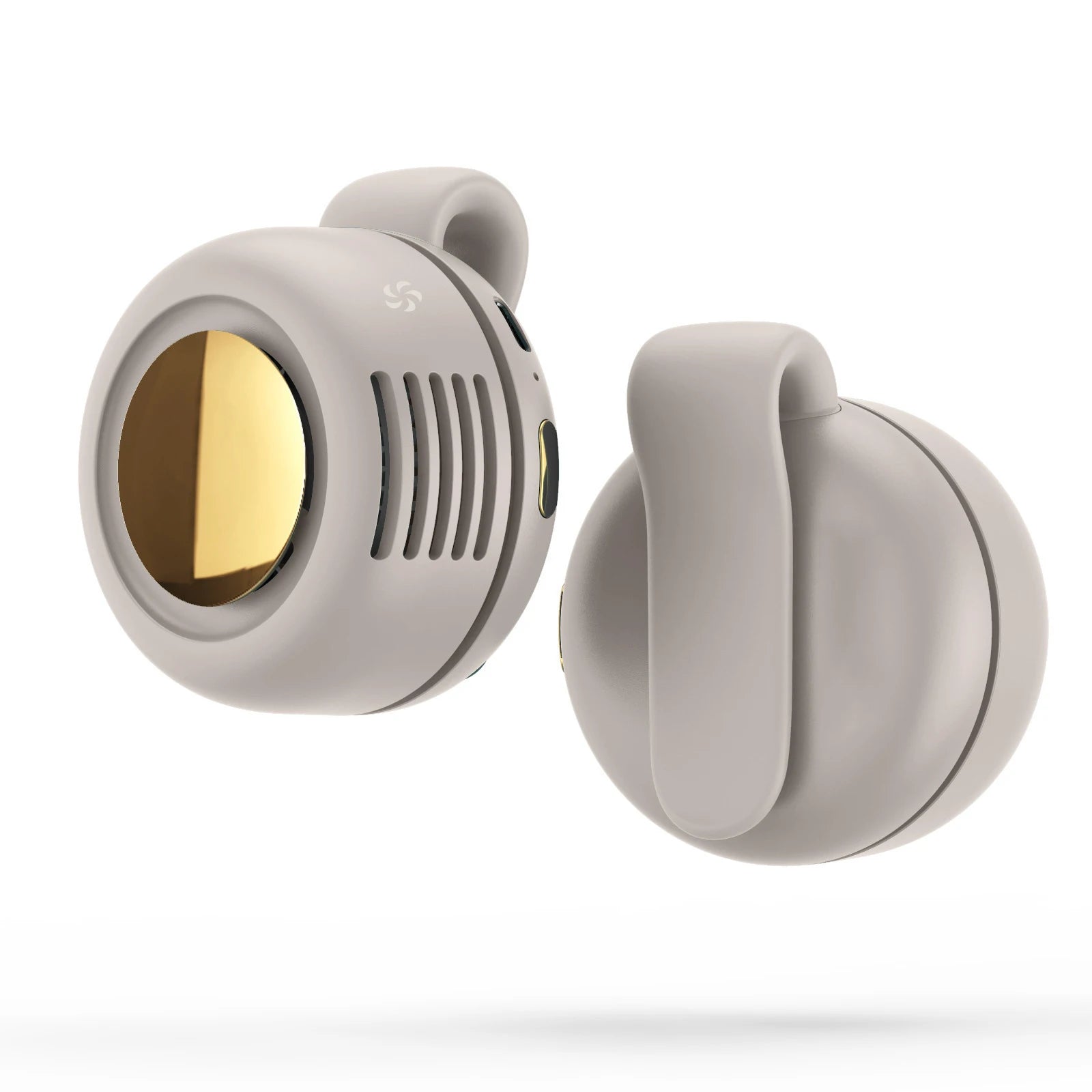 Mini  ventilatore da agganciare alla vita della camicia, 3 velocità.