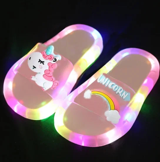 Pantofole per bambini luminose