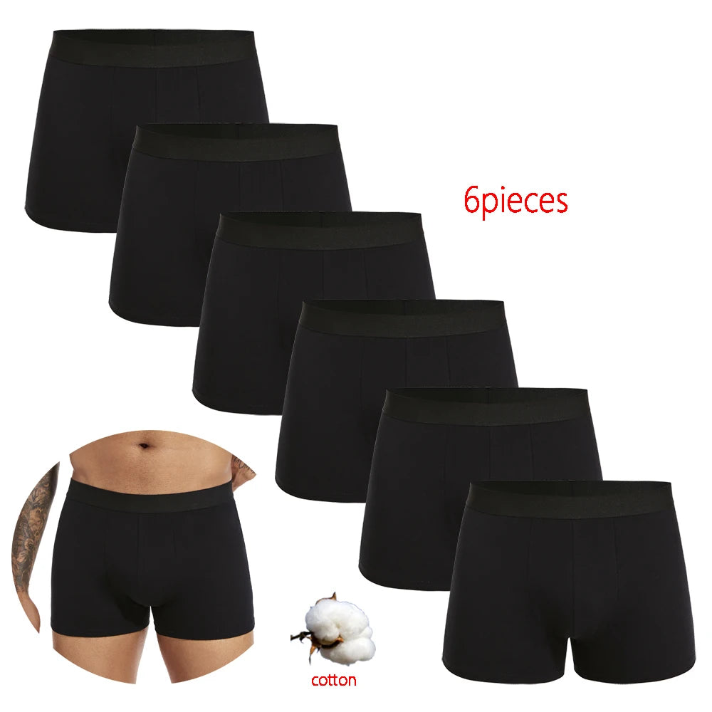 Confezione da 6 boxer da uomo, morbide e traspiranti