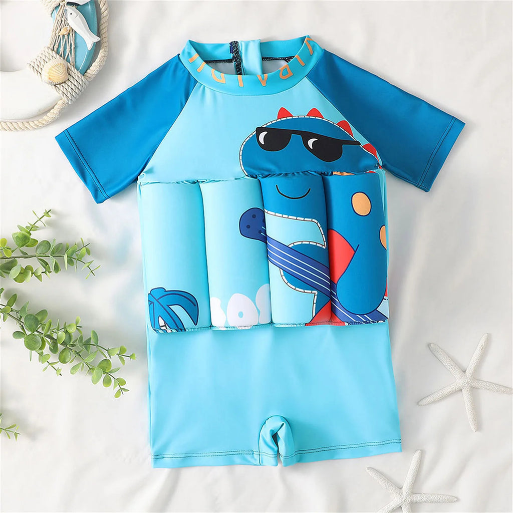 Costume da bagno galleggiante per bambini e bambine, costume da bagno galleggiante per bambini da 1-6 anni galleggiante, per imparare a nuotare, abbigliamento galleggiante