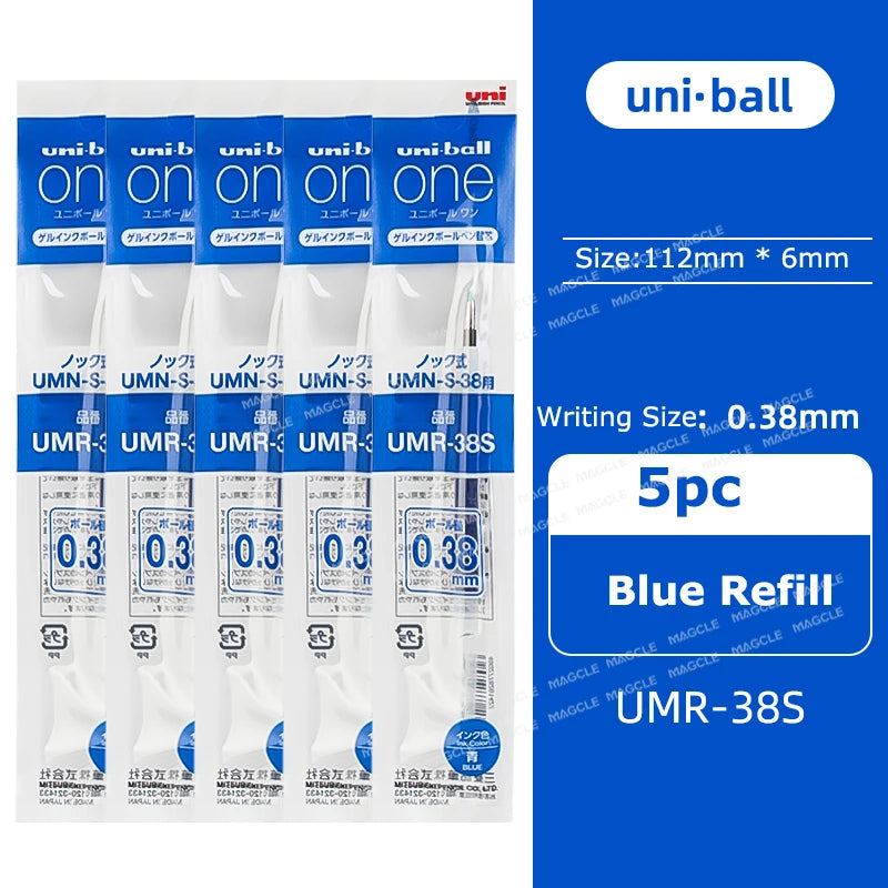 Penna gel Uniball ZENTO 0.38/0.5mm – Scrittura fluida a base d'acqua, per scuola e ufficio