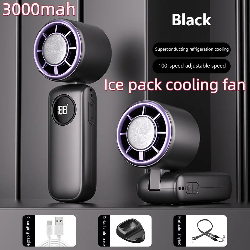 Ventilatore da collo portatile senza pale da 8000 mAh con USB