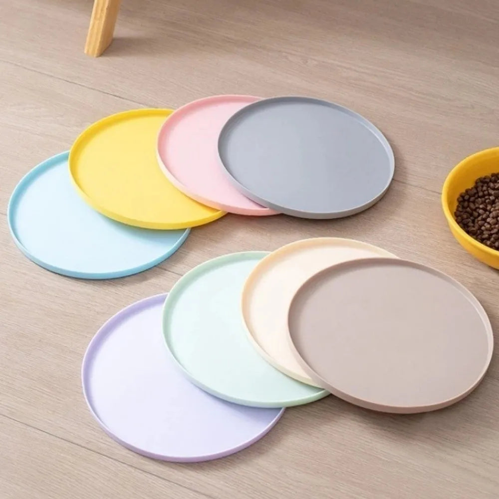 Nuovo tappetino in silicone per alimenti per animali domestici, antiscivolo, impermeabile, facile da pulire, a prova di perdite, ideale come ciotole per animali.