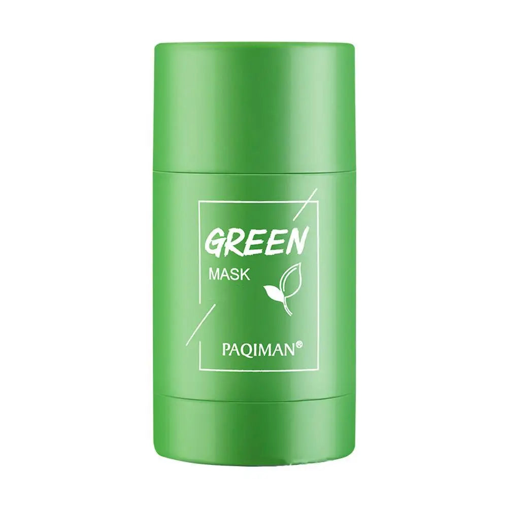 Maschera viso al tè verde, pulizia del viso al tè verde, idratazione profonda, restringimento dei pori, punti neri, acne, trattamento viso coreano per la cura della pelle.