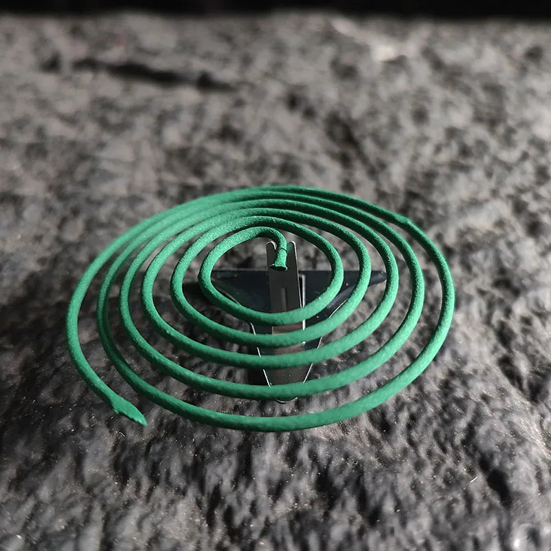 Incenso naturale alla citronella in spirale, 48 anelli/lotto, repellente per zanzare, per esterni.