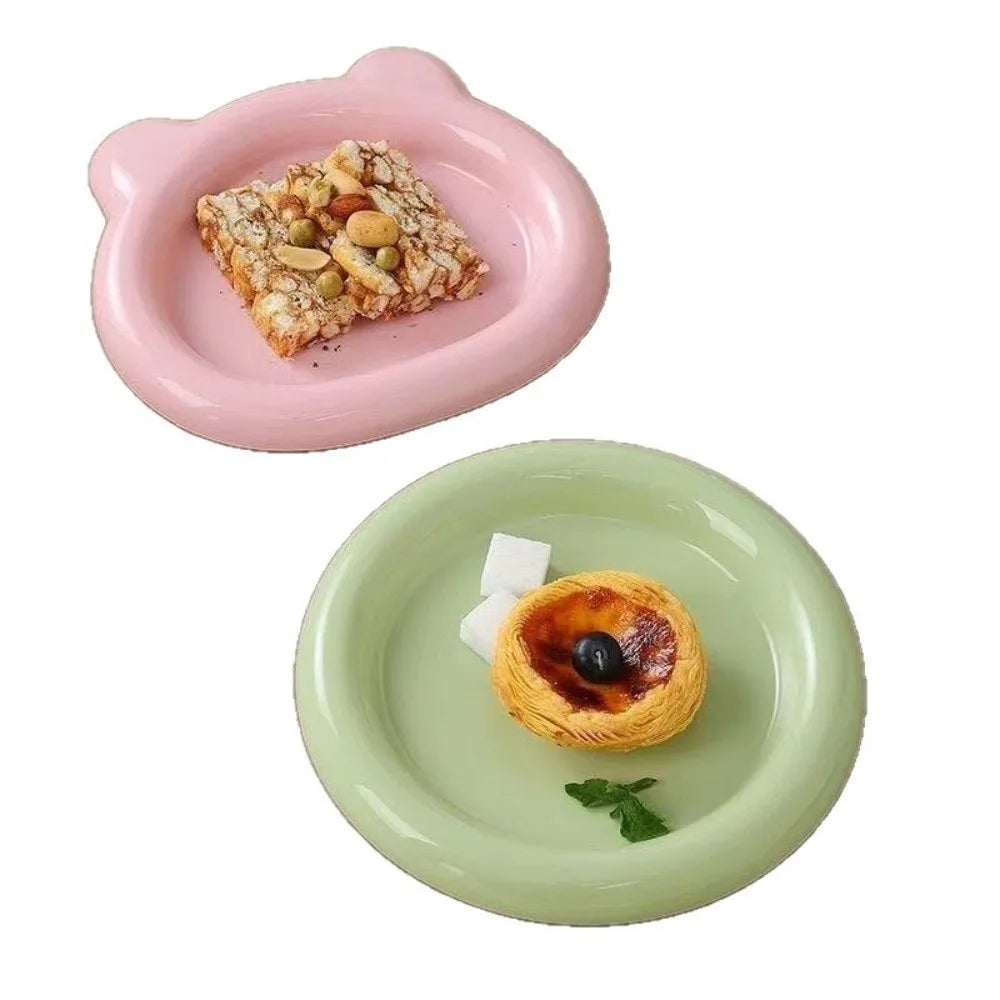 Ciotole per gatti in plastica PP resistenti, ciotole carine per gattini, orsetto, accessori per animali domestici Puppy Cat Home & Garden