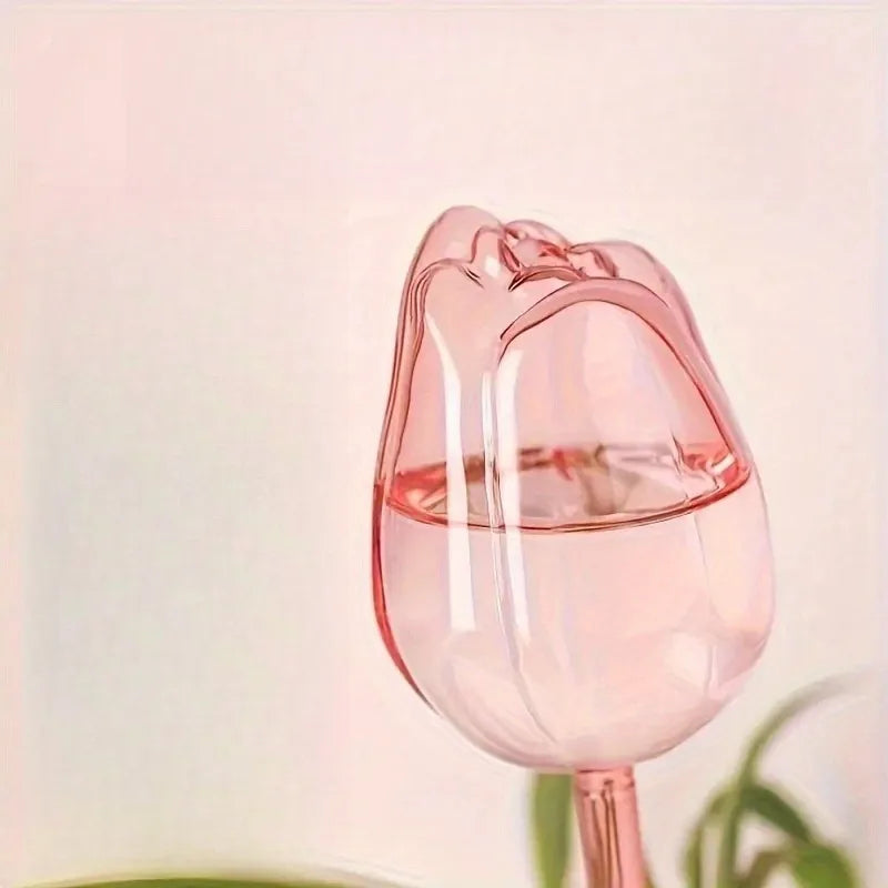 Sfere per irrigare piante di tulipano rosa, adatte per piante da interno ed esterno, gocciolatori automatici per piante e irrigazione automatica