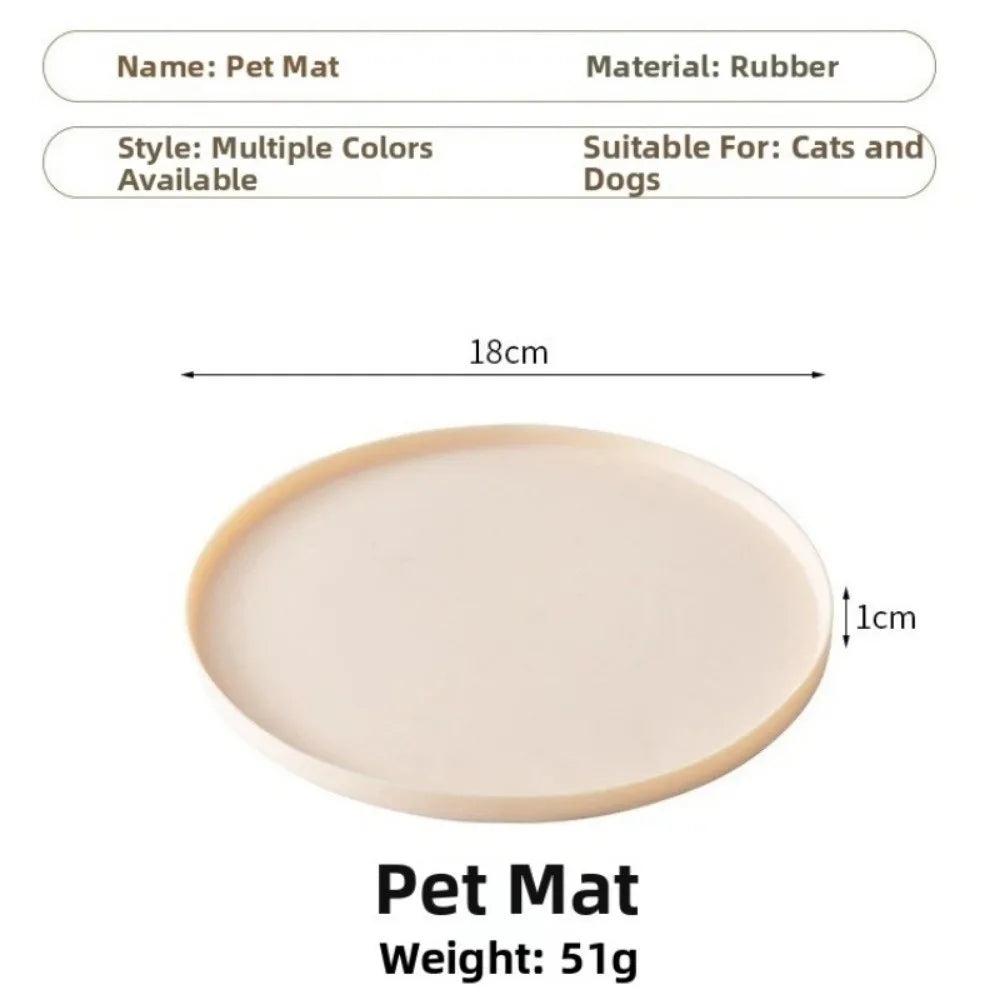 Nuovo tappetino in silicone per alimenti per animali domestici, antiscivolo, impermeabile, facile da pulire, a prova di perdite, ideale come ciotole per animali.
