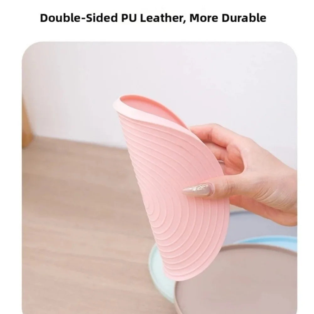 Nuovo tappetino in silicone per alimenti per animali domestici, antiscivolo, impermeabile, facile da pulire, a prova di perdite, ideale come ciotole per animali.