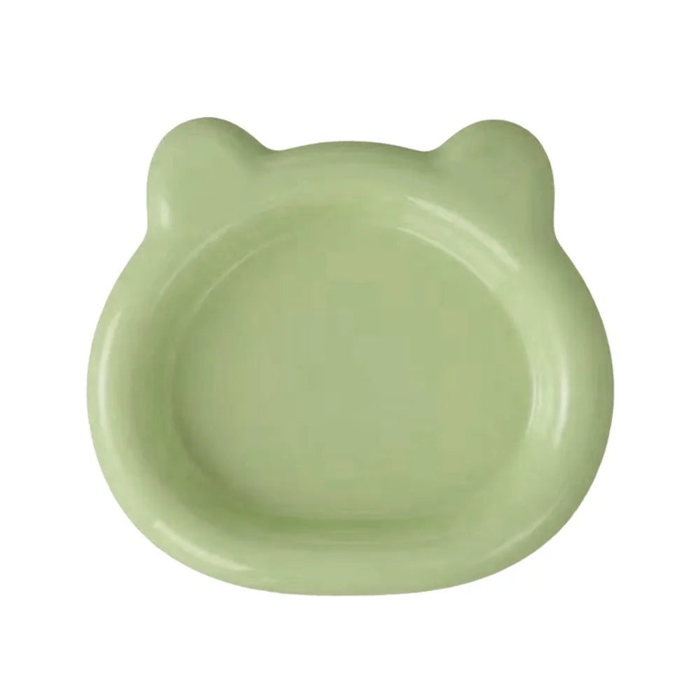 Ciotole per gatti in plastica PP resistenti, ciotole carine per gattini, orsetto, accessori per animali domestici Puppy Cat Home & Garden