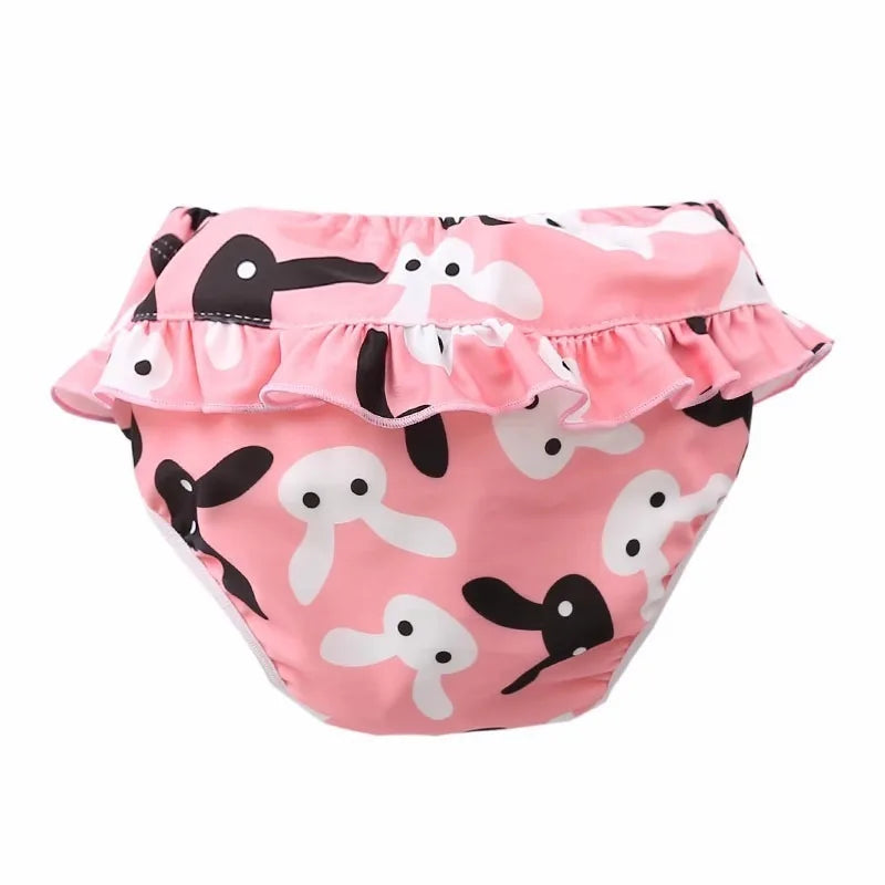 Pannolini da nuoto Ircomll per neonati, a prova di perdite, a vita alta, per imparare a nuotare, pantaloni da nuoto per bambini, per imparare a nuotare.