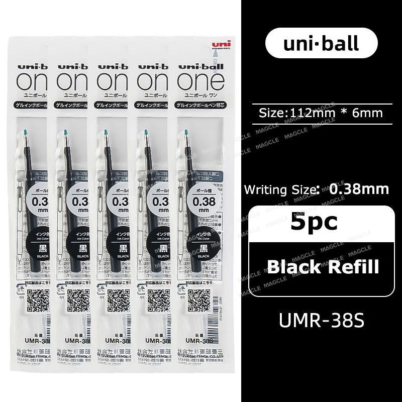 Penna gel Uniball ZENTO 0.38/0.5mm – Scrittura fluida a base d'acqua, per scuola e ufficio