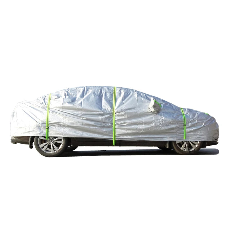 Telo copriauto per esterni, protezione completa contro neve, sole, polvere e polvere, universale per berline, SUV e SUV.
