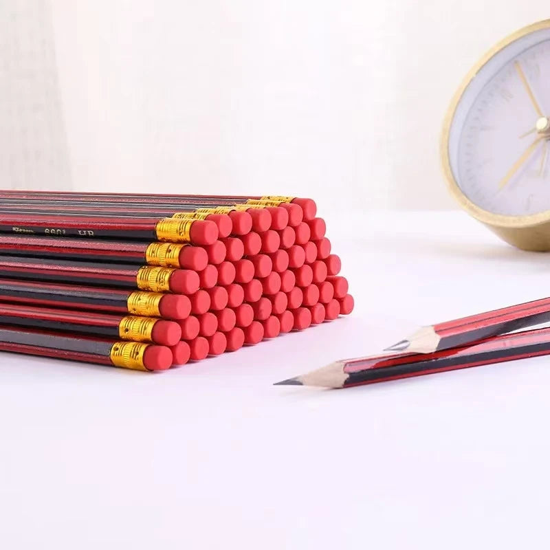 12/30 matite in legno HB per studenti, perfette per esercitarsi nella scrittura, negli schizzi e nel disegno, ideali per il ritorno a scuola.