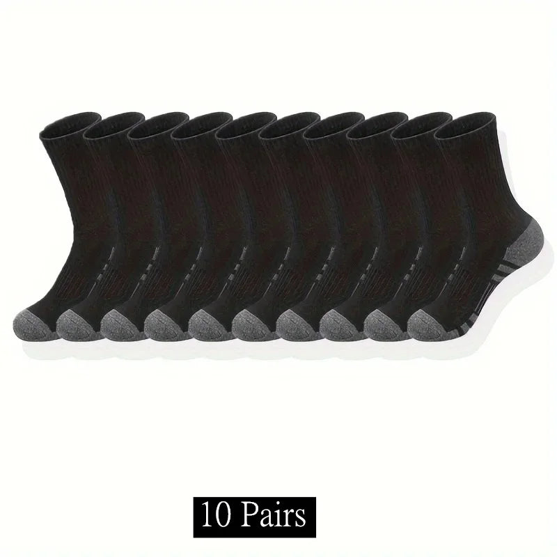 Calzini antiscivolo da uomo unisex, 10/20/30 paia – ideali per corsa, basket e attività all'aperto