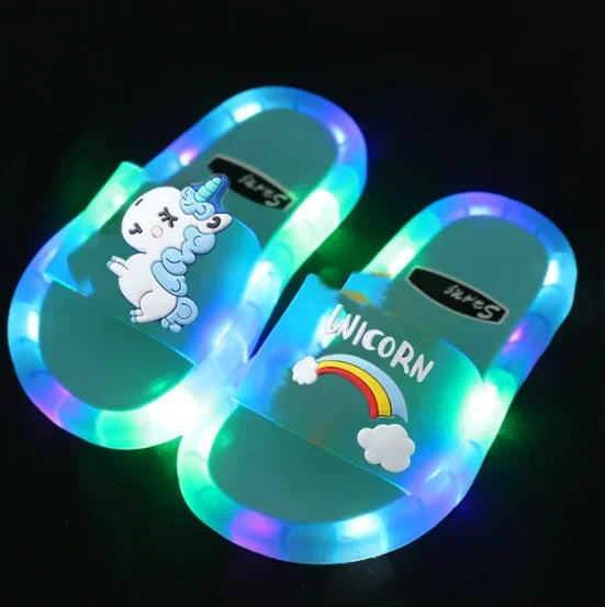 Pantofole per bambini luminose