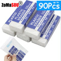 1-90 pezzi Gomme da cancellare 2B Gomma da cancellare morbida in PVC di grandi dimensioni per scuola, ufficio, bambini, disegno, schizzi, correzione esami, pittura, arte