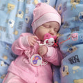MRB Bambole Reborn realistiche dipinte da 20 pollici LouLou Bambola neonata in vinile con pelle 3D